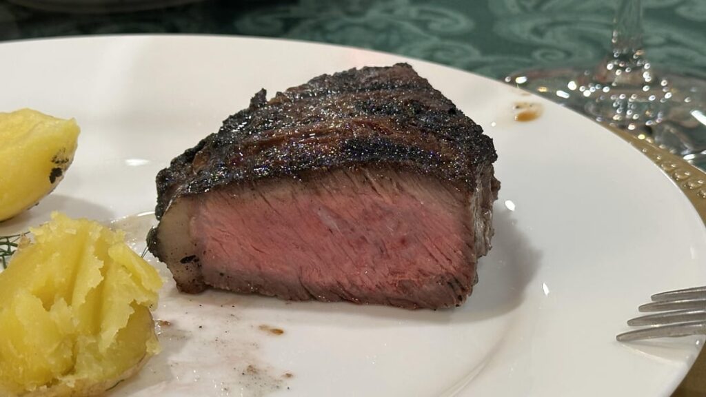 Atlanta snow days deserve great steaks. Costco prime strip, gas grill. Interior temp 125 after rest