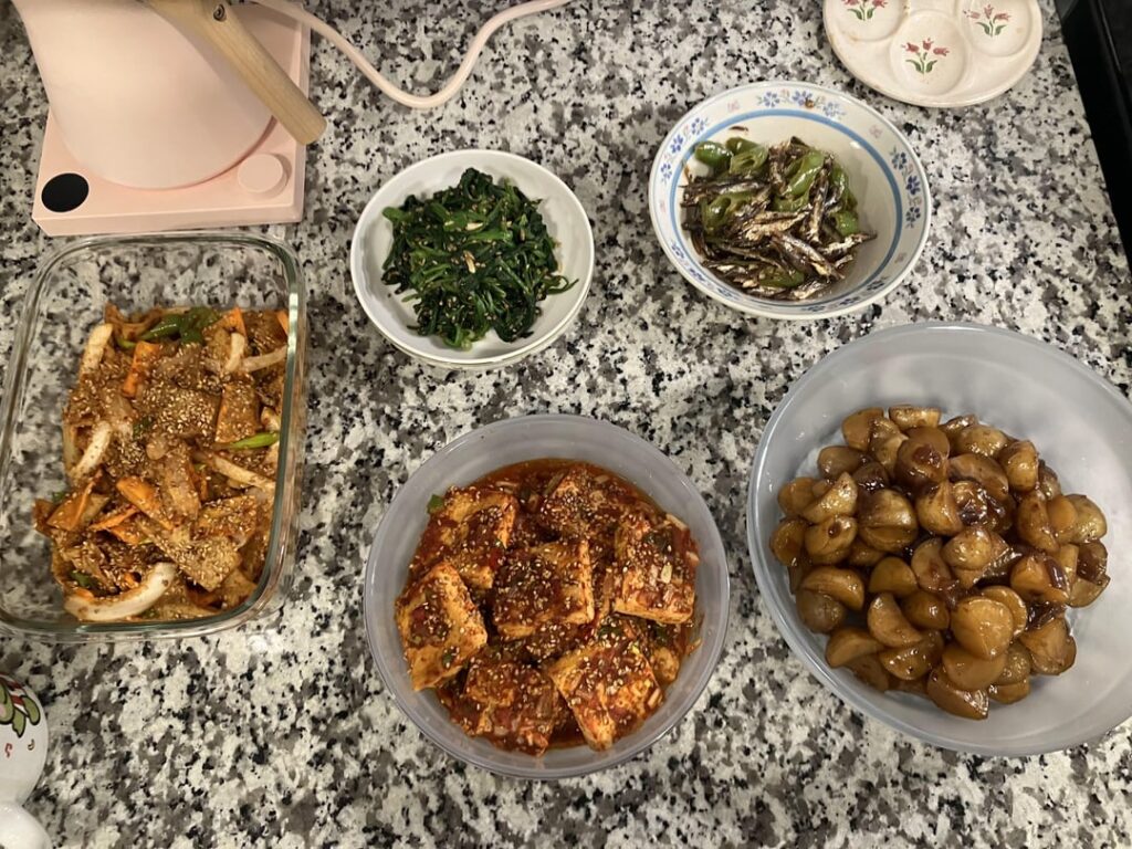 Banged out some banchan