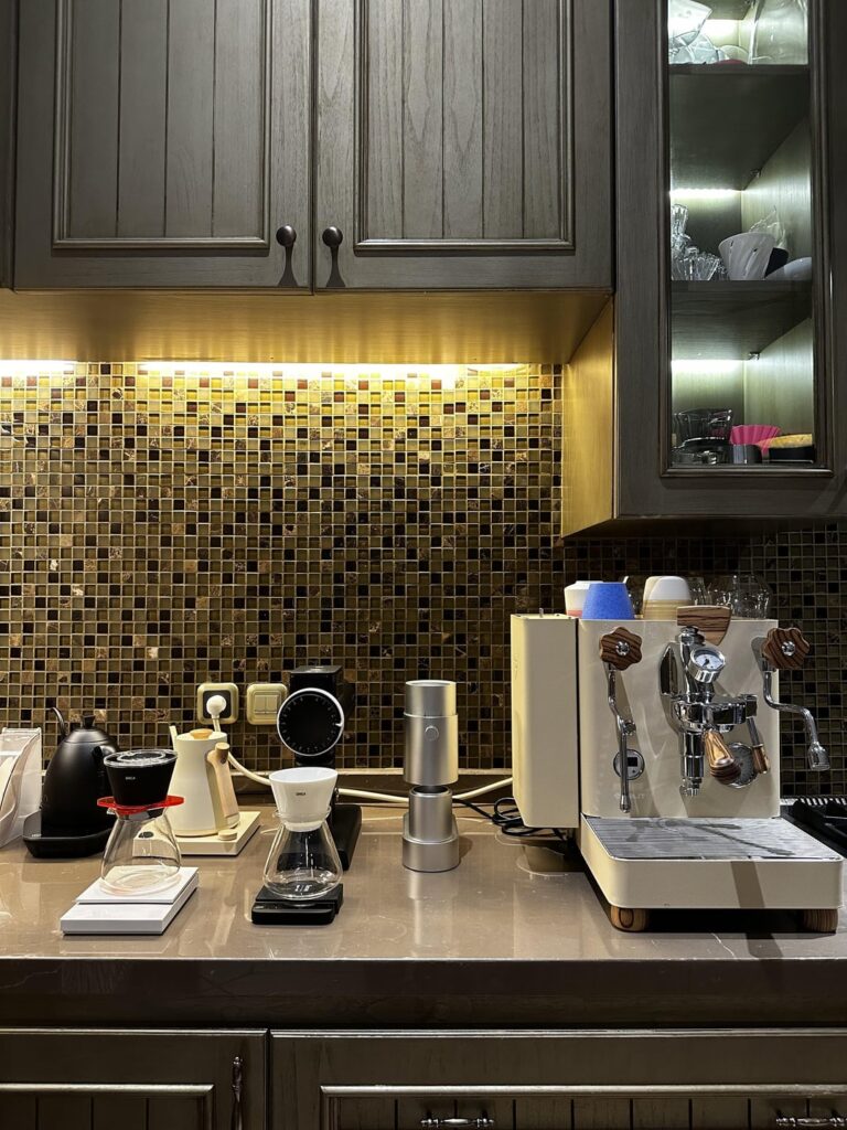 New setup coffee station