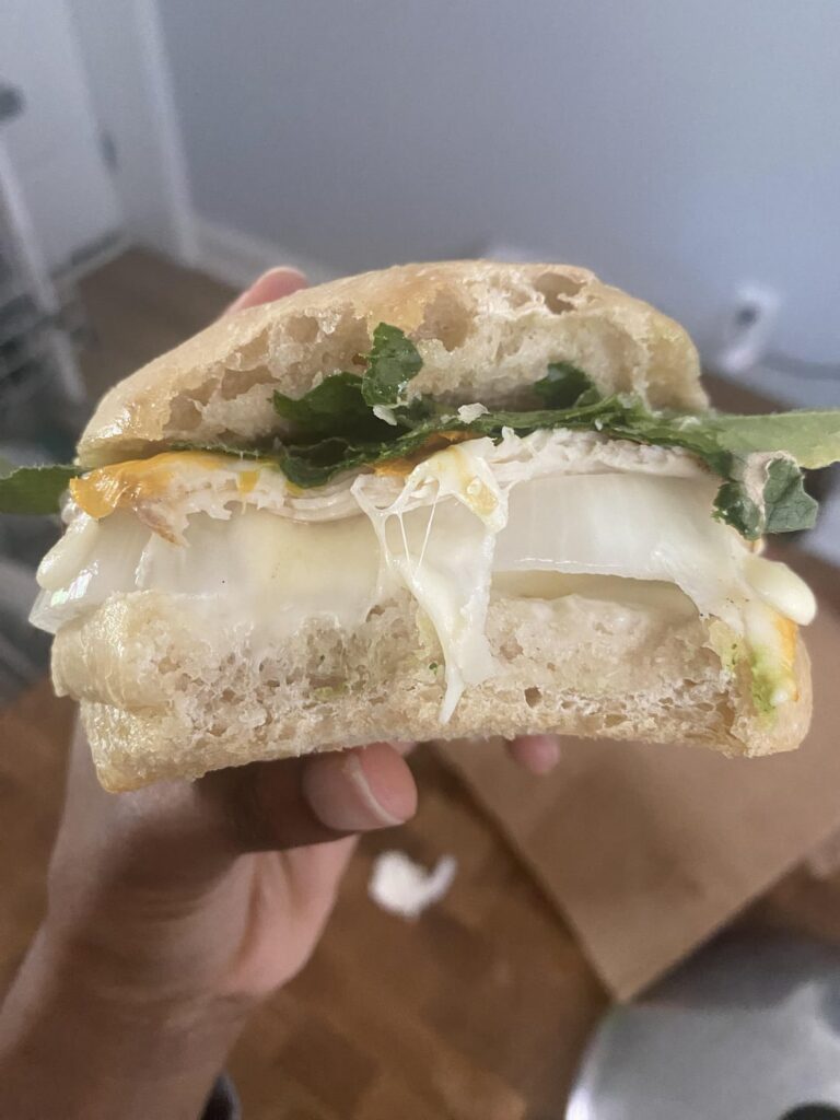 Starring a homemade sour pizza dough bun 🤤