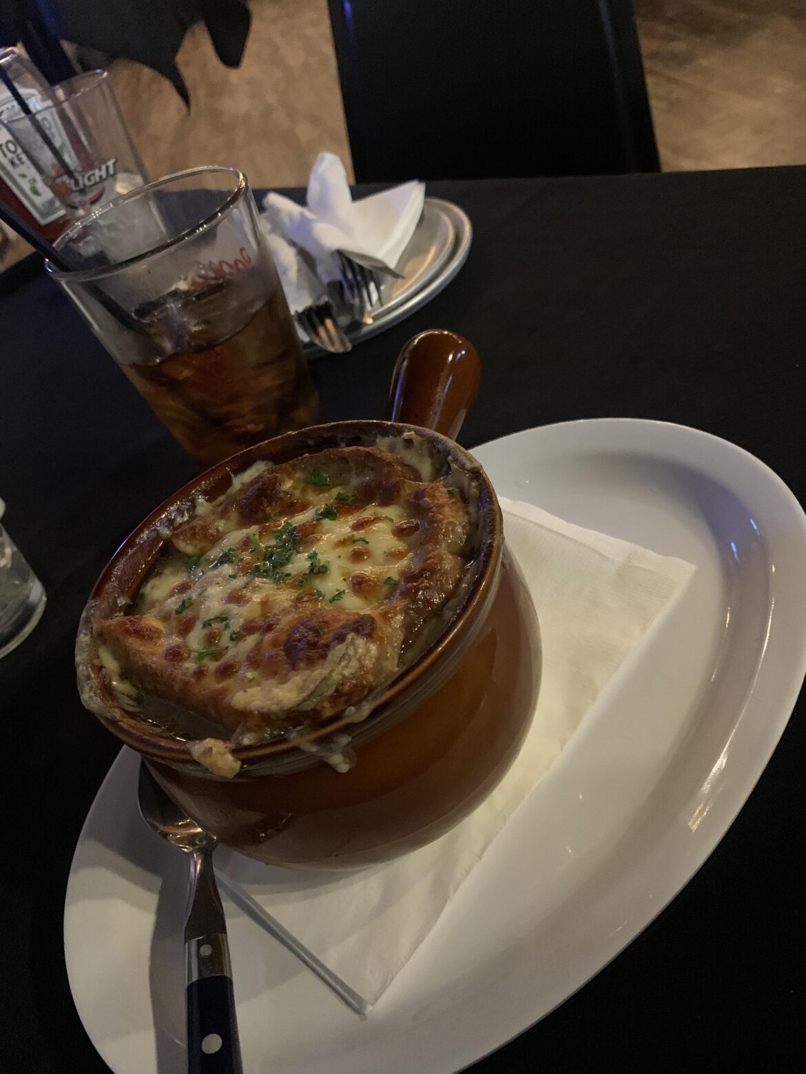 Now this is what I call a cup of French onion soup