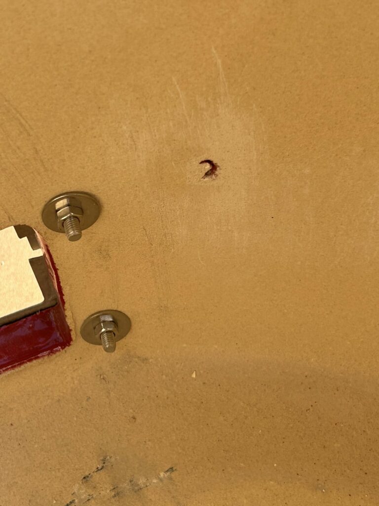 Small hole piercing new Classic 3. WWYD?