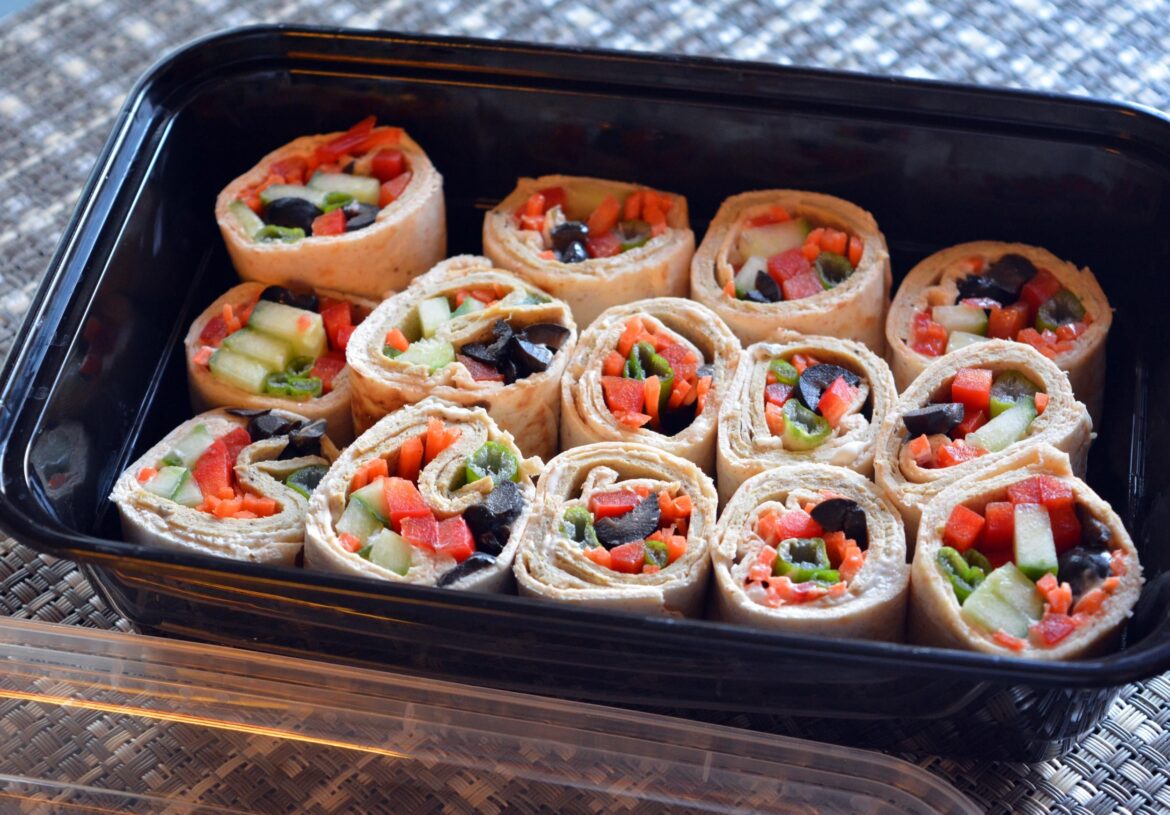 Turk'y pinwheels for snacking. 30 cal ea.