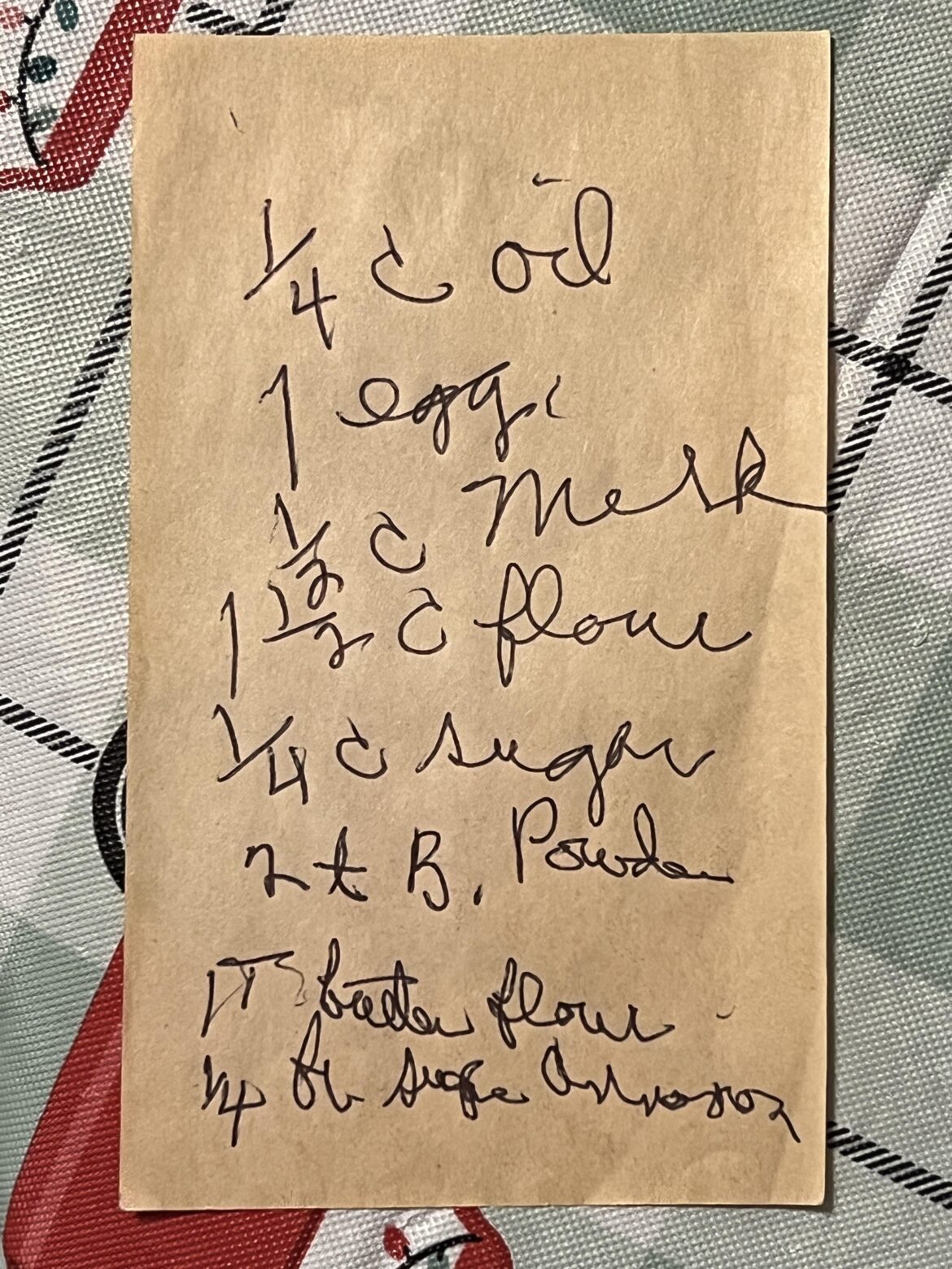 Help decrypt my Wife’s Great Grandmother’s handwriting?