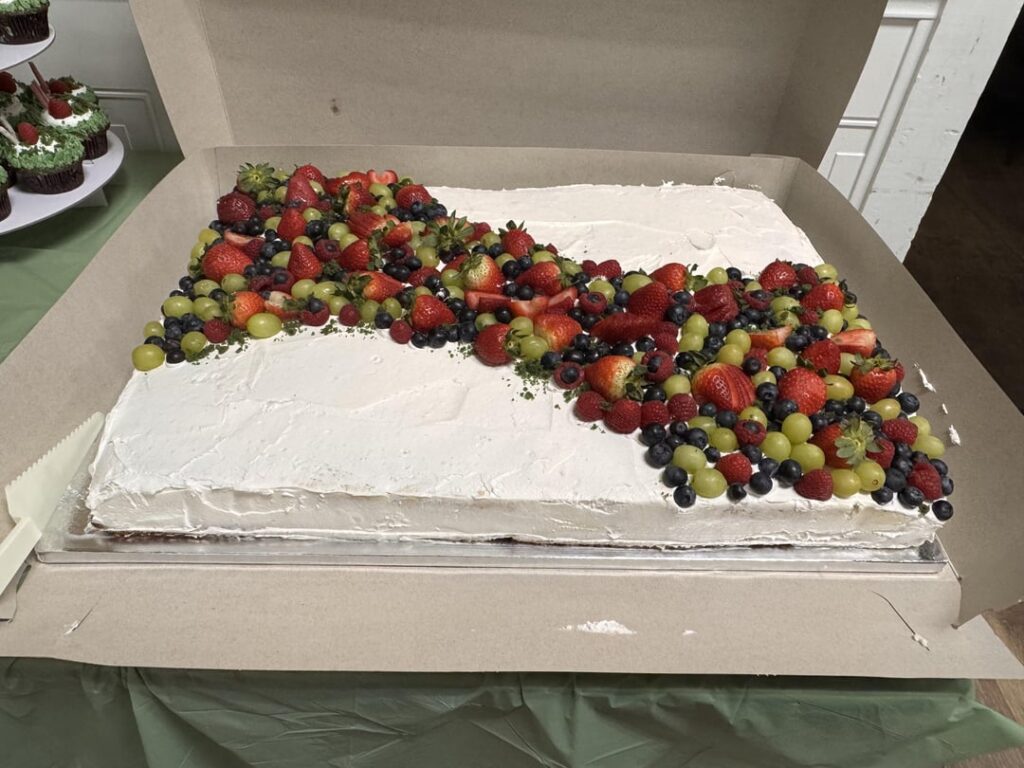 I’m never making a full sheet cake again lol