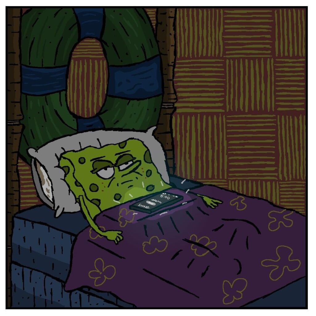 [oc] spongebob goes to work