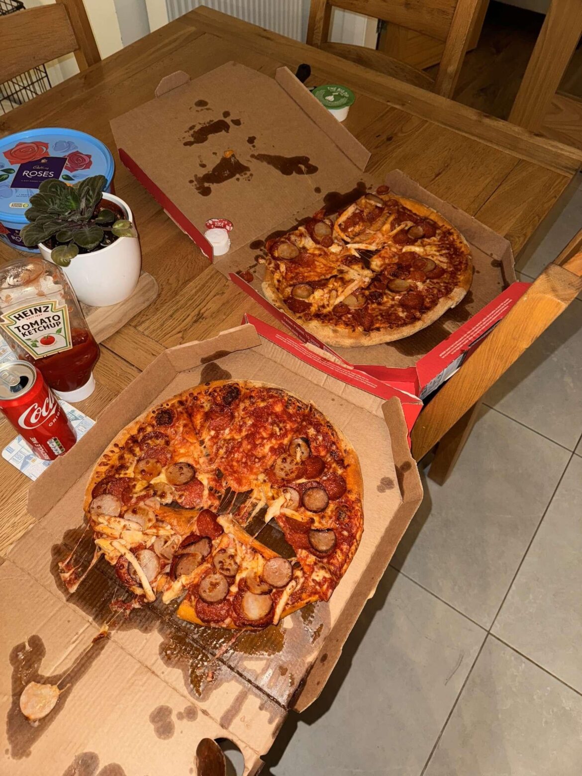 Think my delivery driver must’ve had to brake very hard