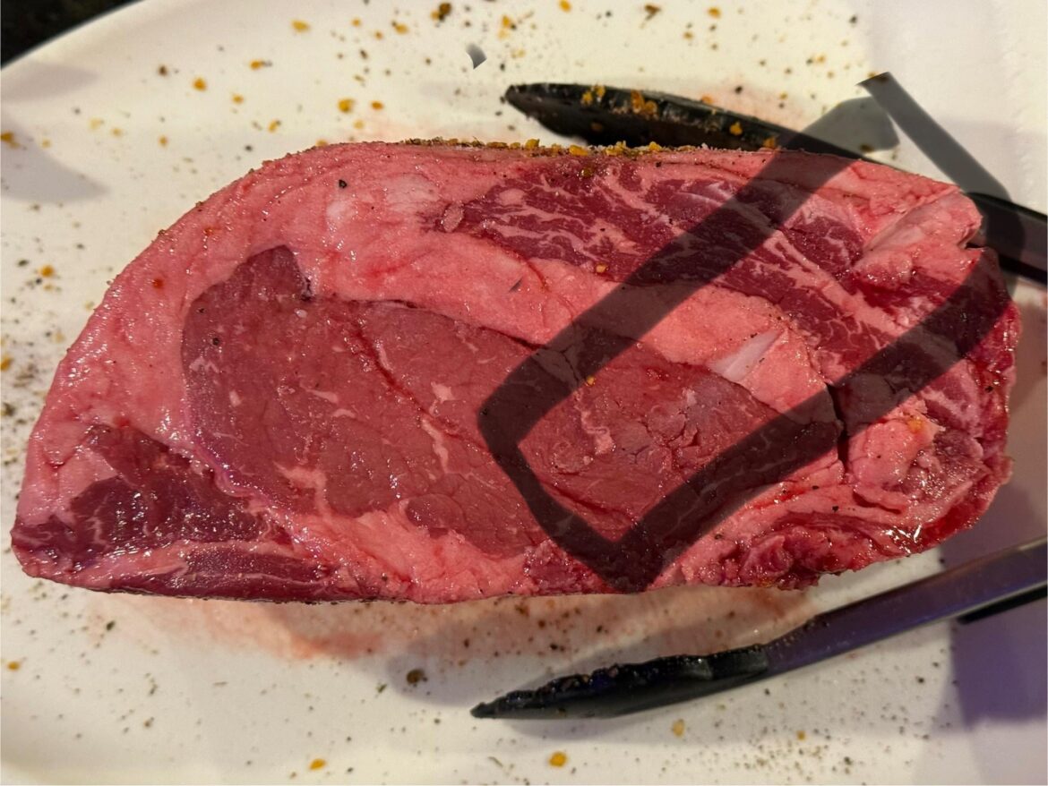 Boneless rib roast hard part?