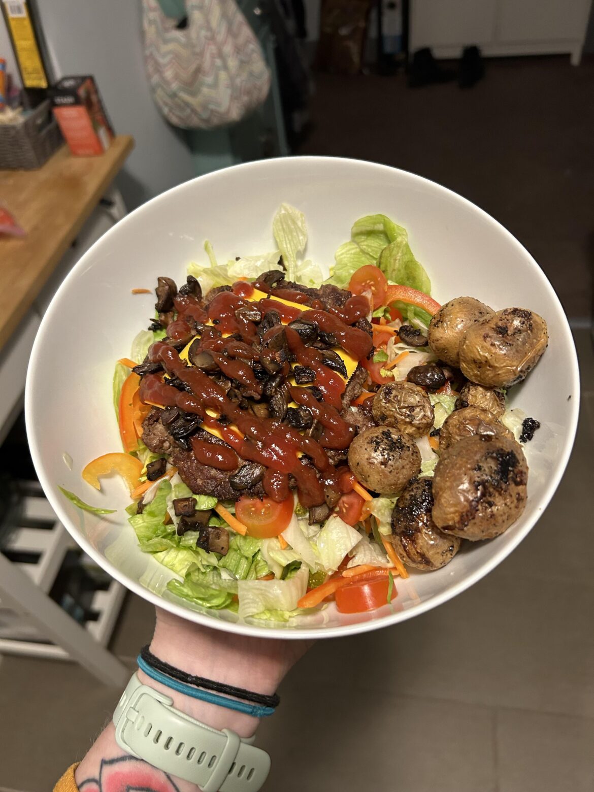 When you want burgers and fries on a calorie budget - 500 calories