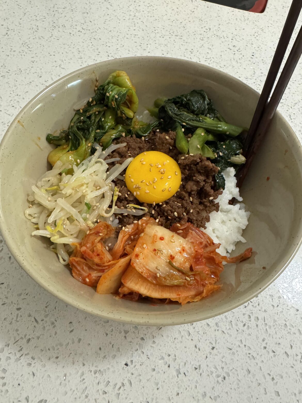 Simple weeknight bibimbap