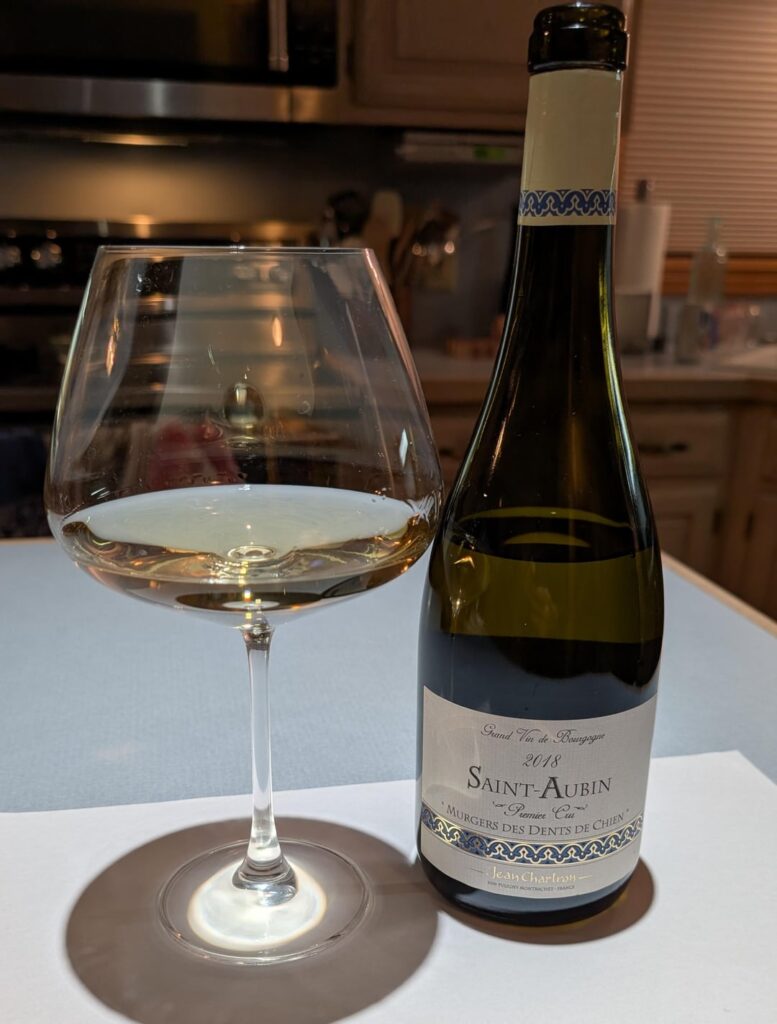 [Chartron St Aubin] Gotta love an early drinking window white burg