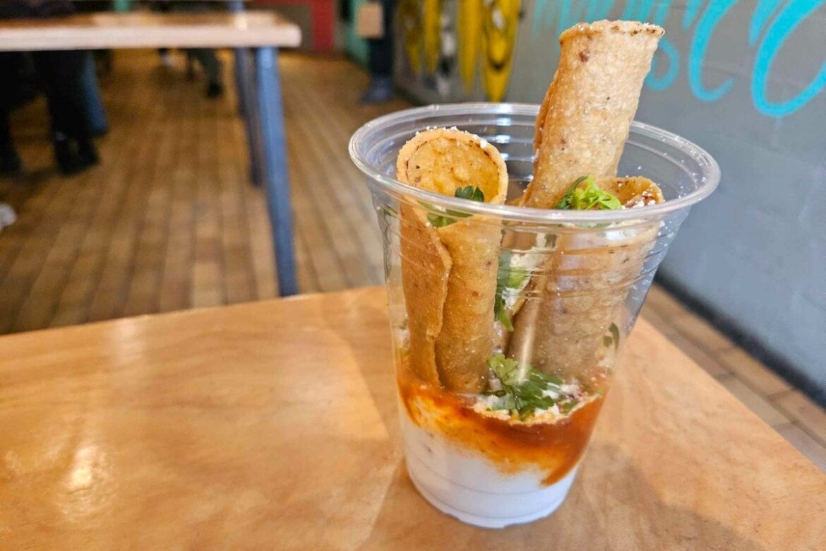 Meal under $10: Three crunchy flautas at Seven Lives in Kensington