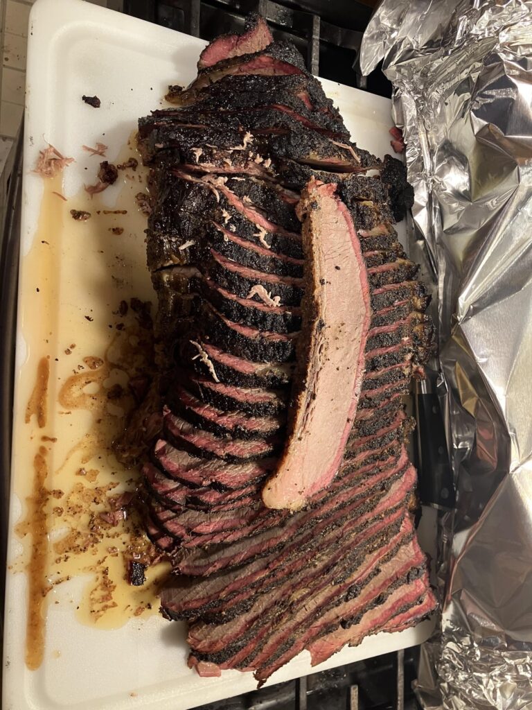 Brisket pecan offset