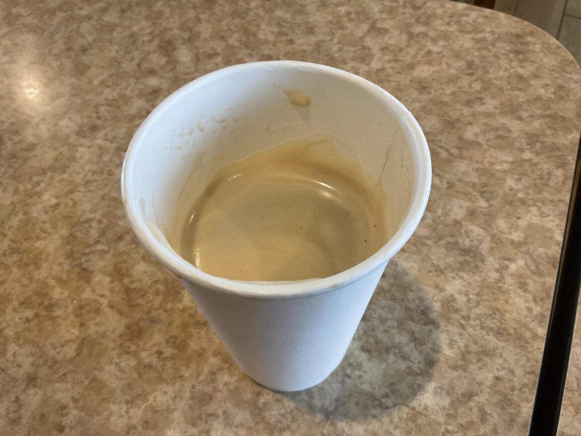Non-barista question: How high do you fill it up?