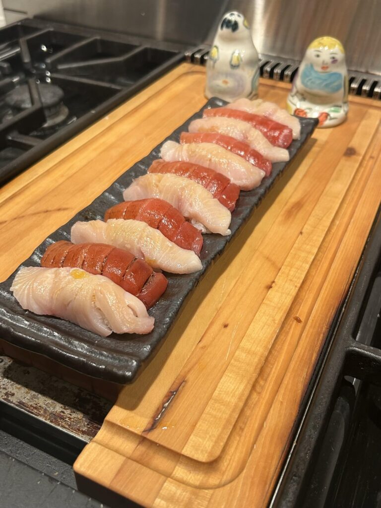 homemade nigiri