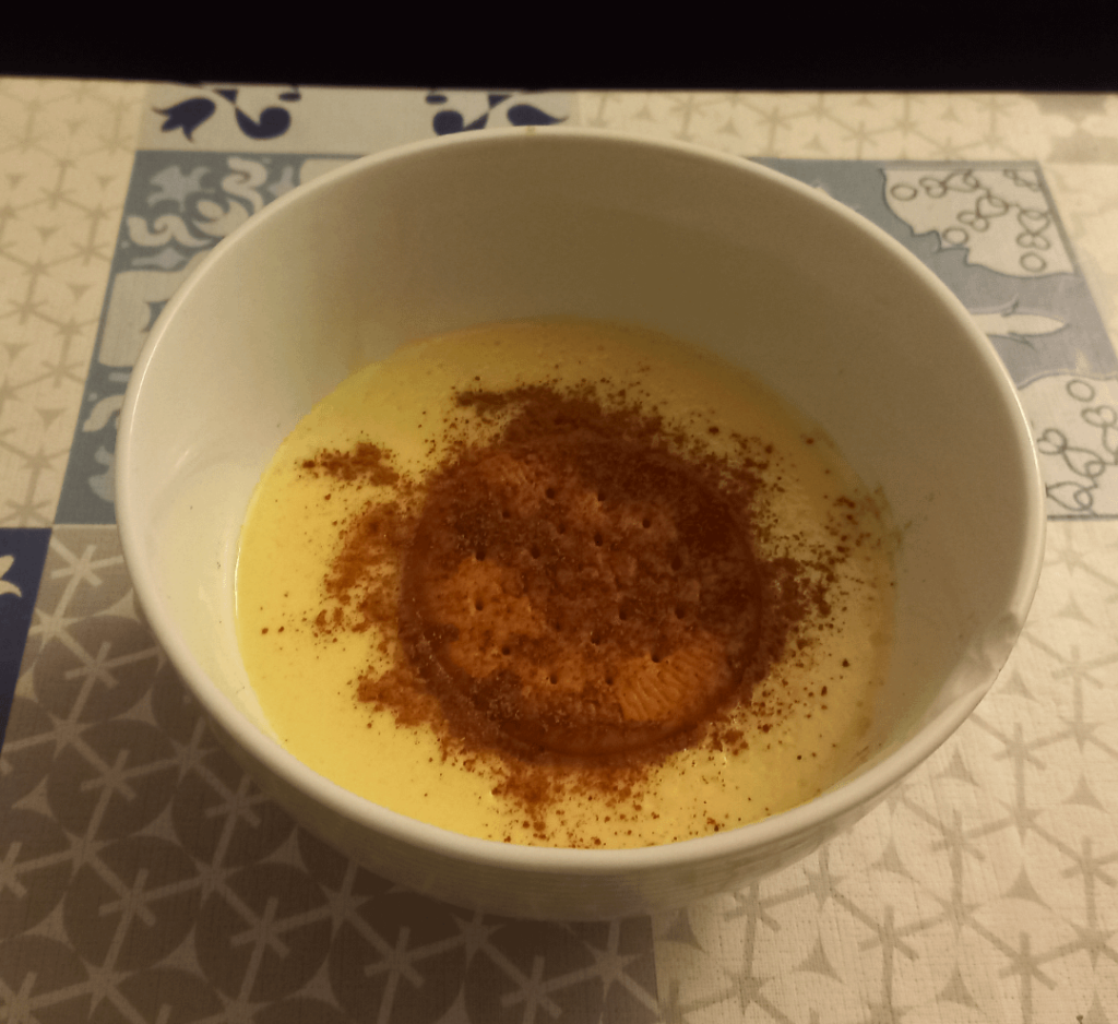 Homemade natillas (Spanish custard)