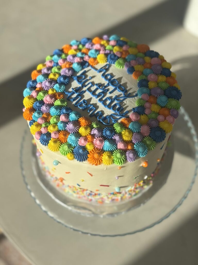 Birthday cake for friends 6 year old
