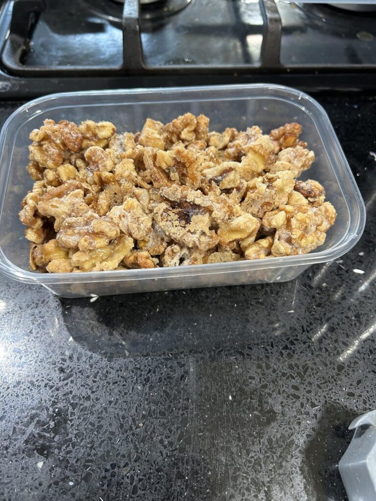 Candied walnuts