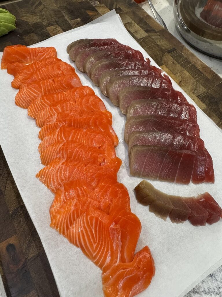 First time making nigiri and gunkan