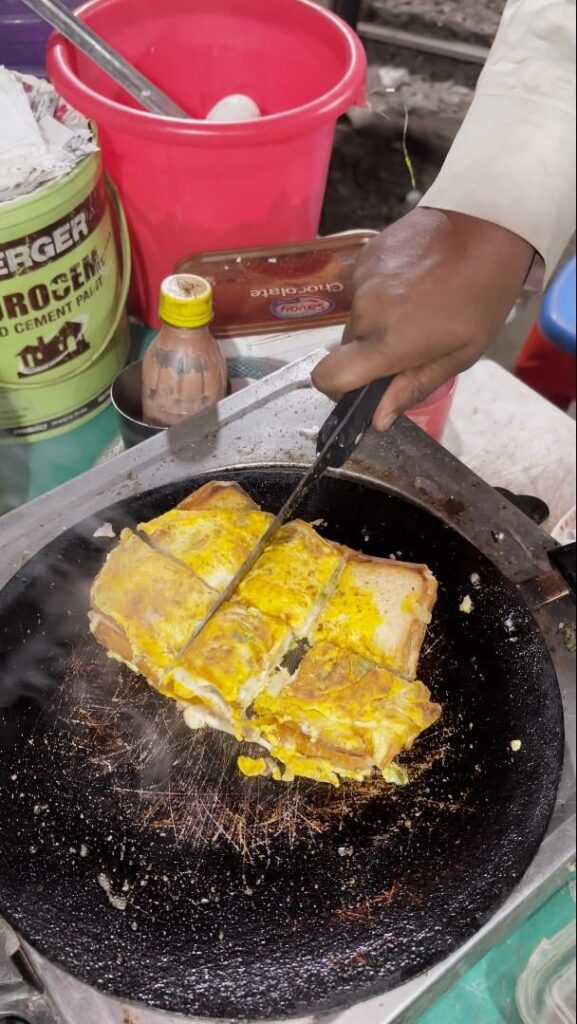 Bread Omelette: A Classic Street Food 🍳🍞😋