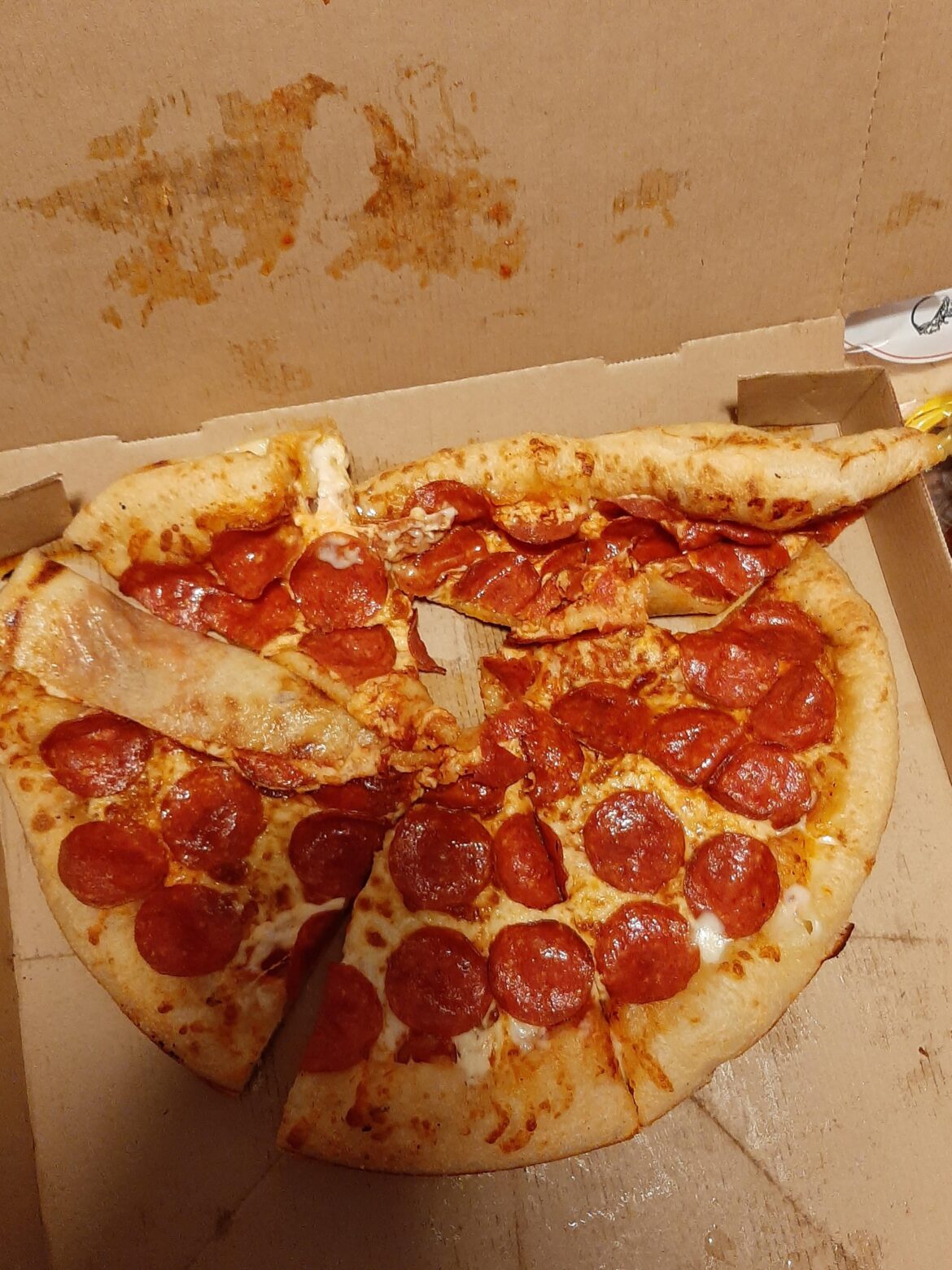 I don't if it was dropped or just had a rocky ride to my house.