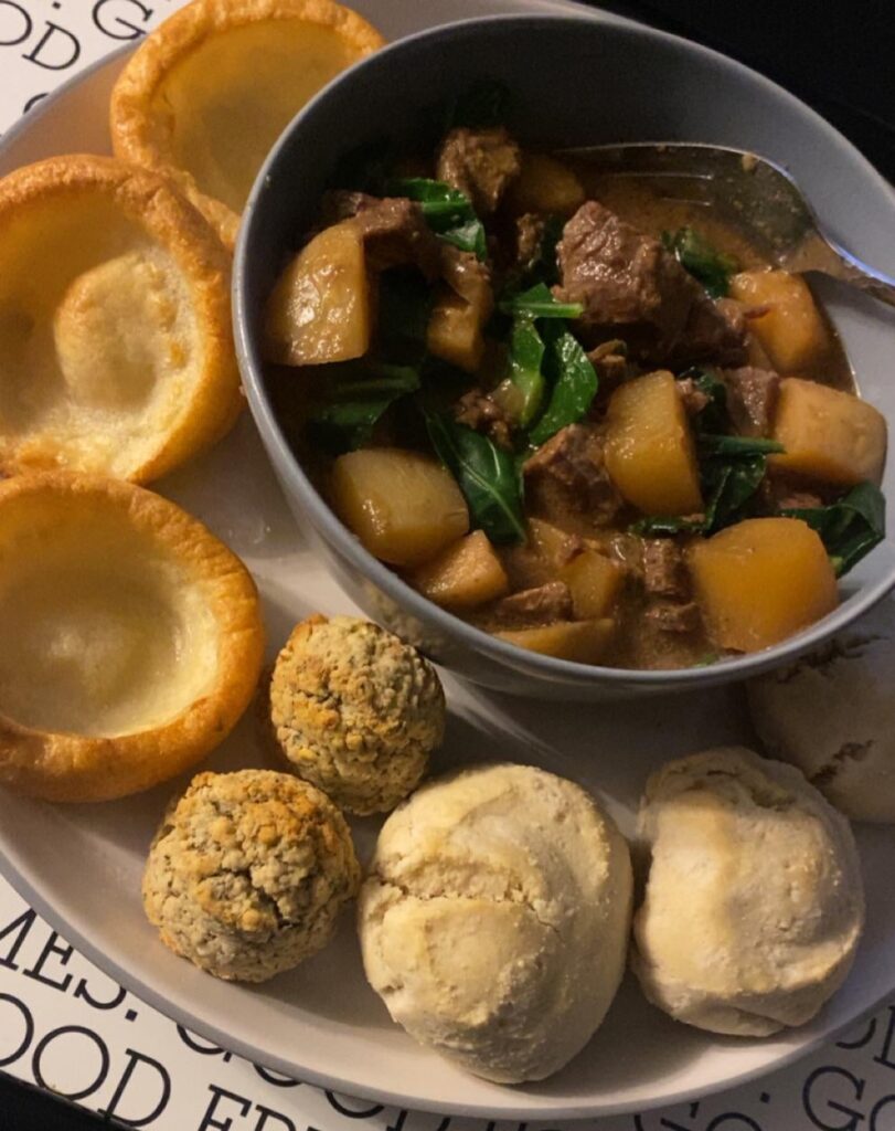 Slow cooked beef stew