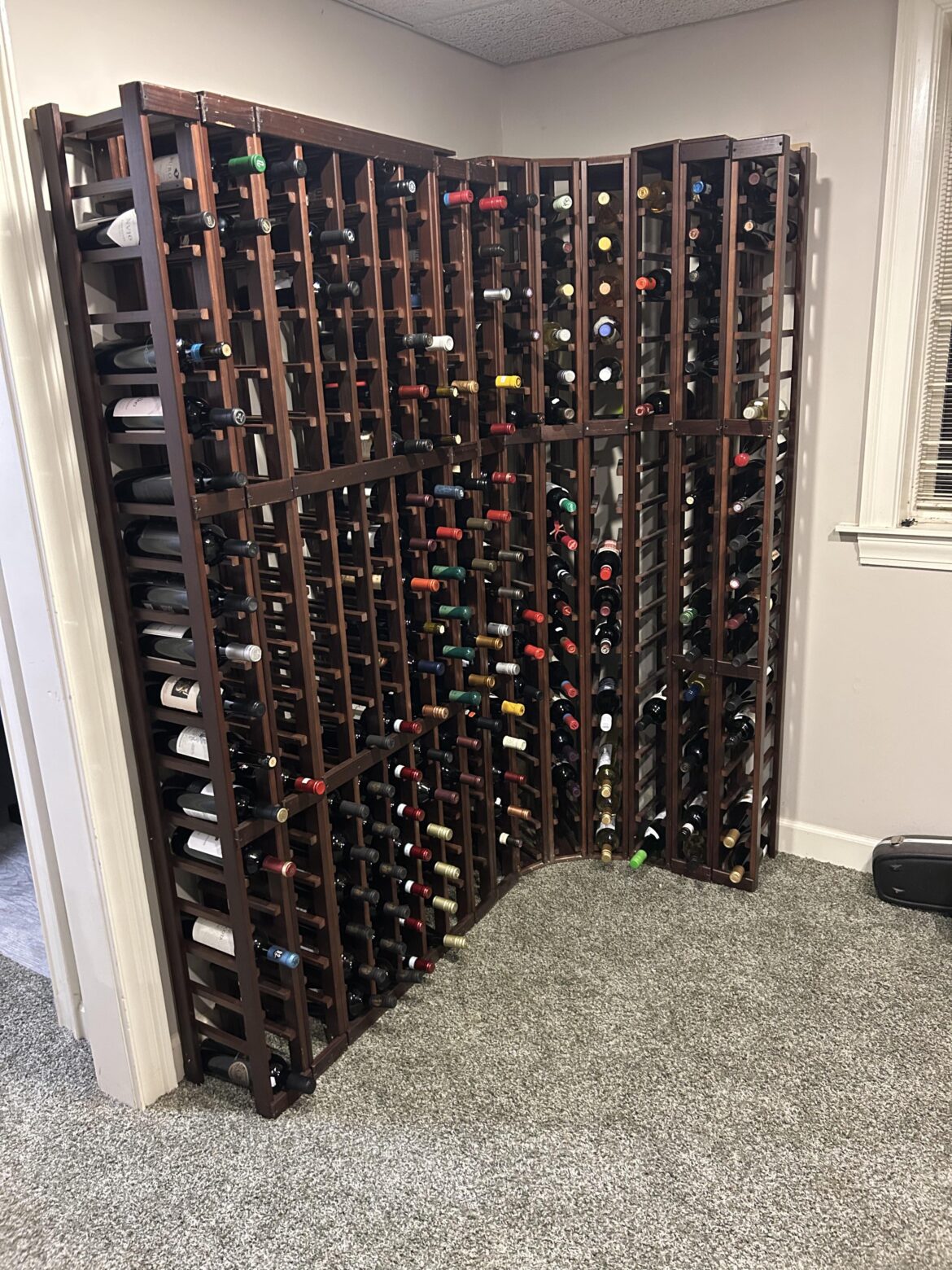 I needed a bigger wine rack.