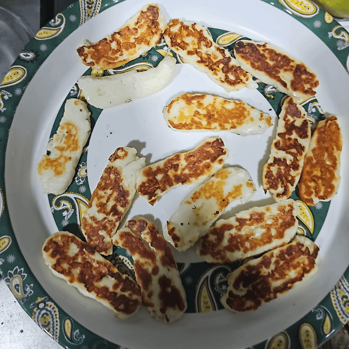 First time cooking halloumi cheese