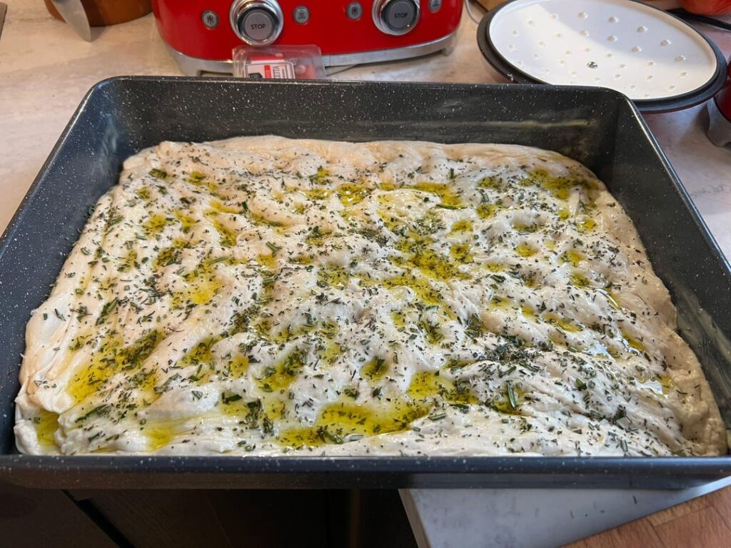 Tuscan Schiacciatta Sandwich (daughter going back to Uni edition)