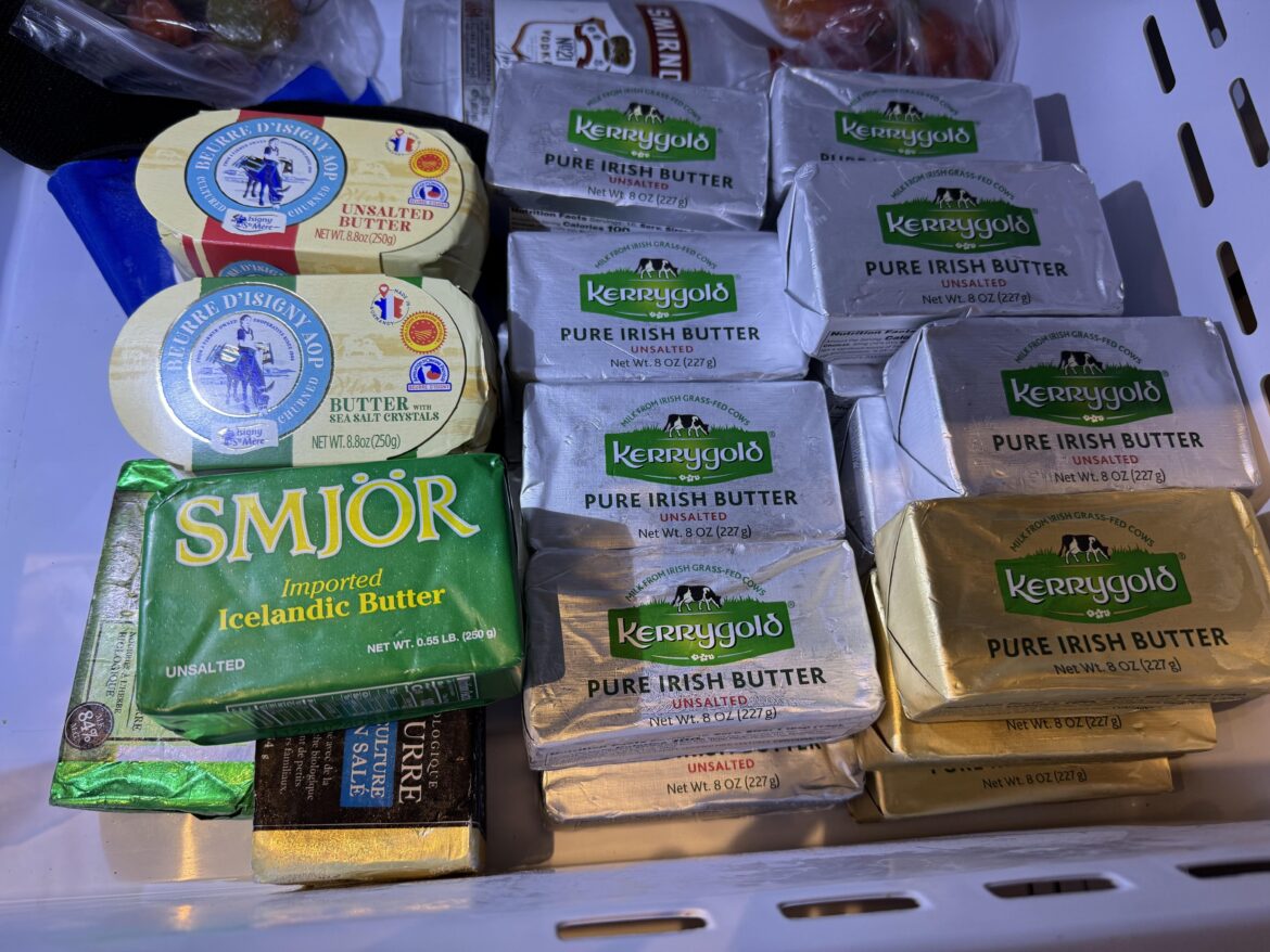 Drive to the U.S to smuggle some butter into Canada I think I went overboard
