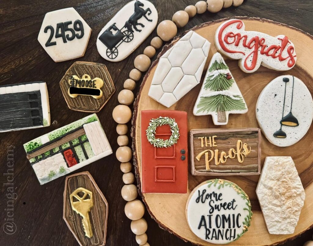 House warming cookies for my sister