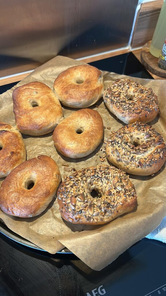 My first Sourdough bagels