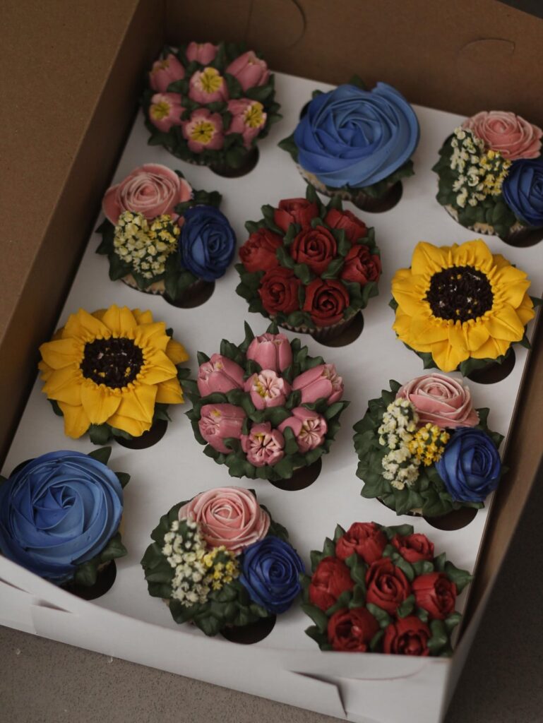 Started at a new office, brought in some cupcakes for the team!