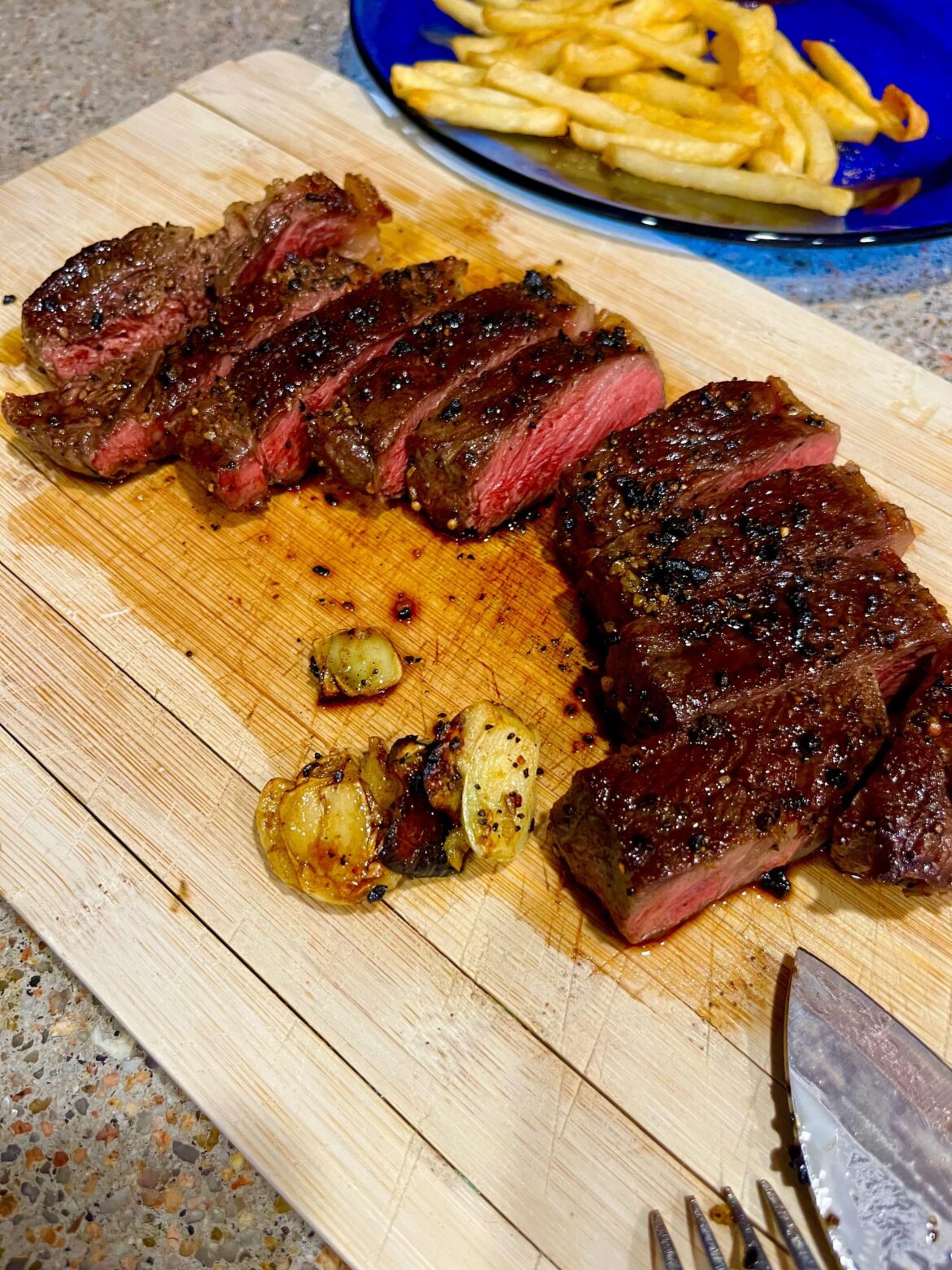 slowly getting this cast iron thing down. happy nye