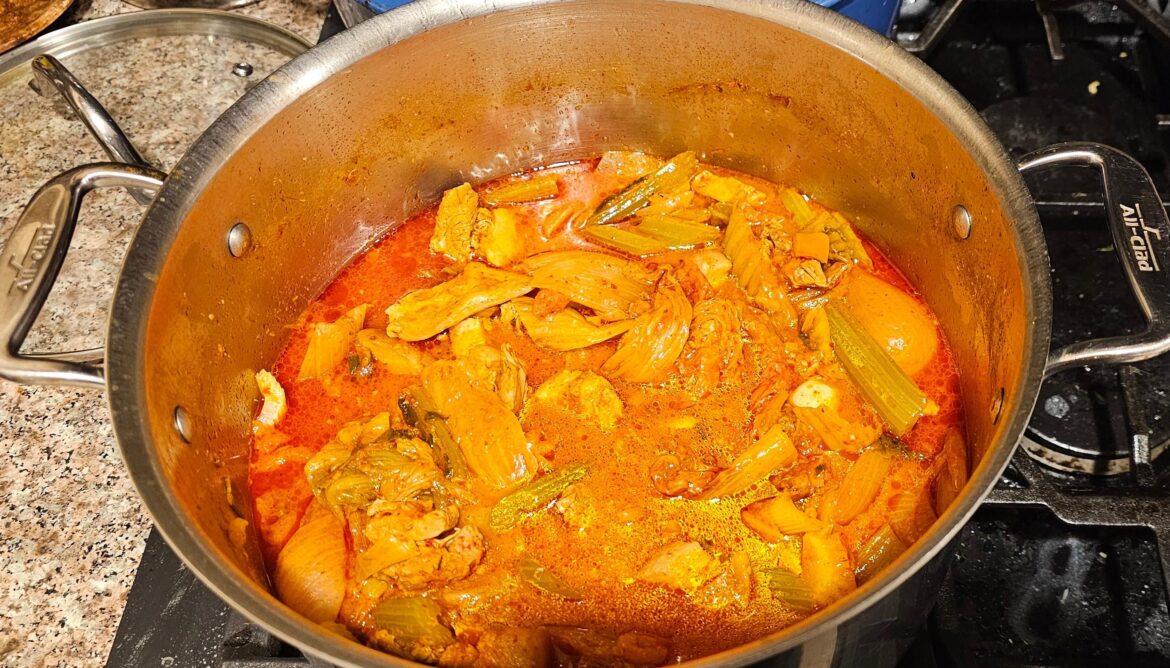 A freezing snowy NYC night calls for a big pot of...Kimchi Jjigae!