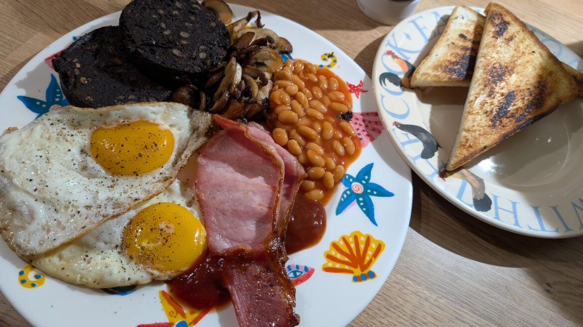 Forgot to buy sausages, but soon forgave myself