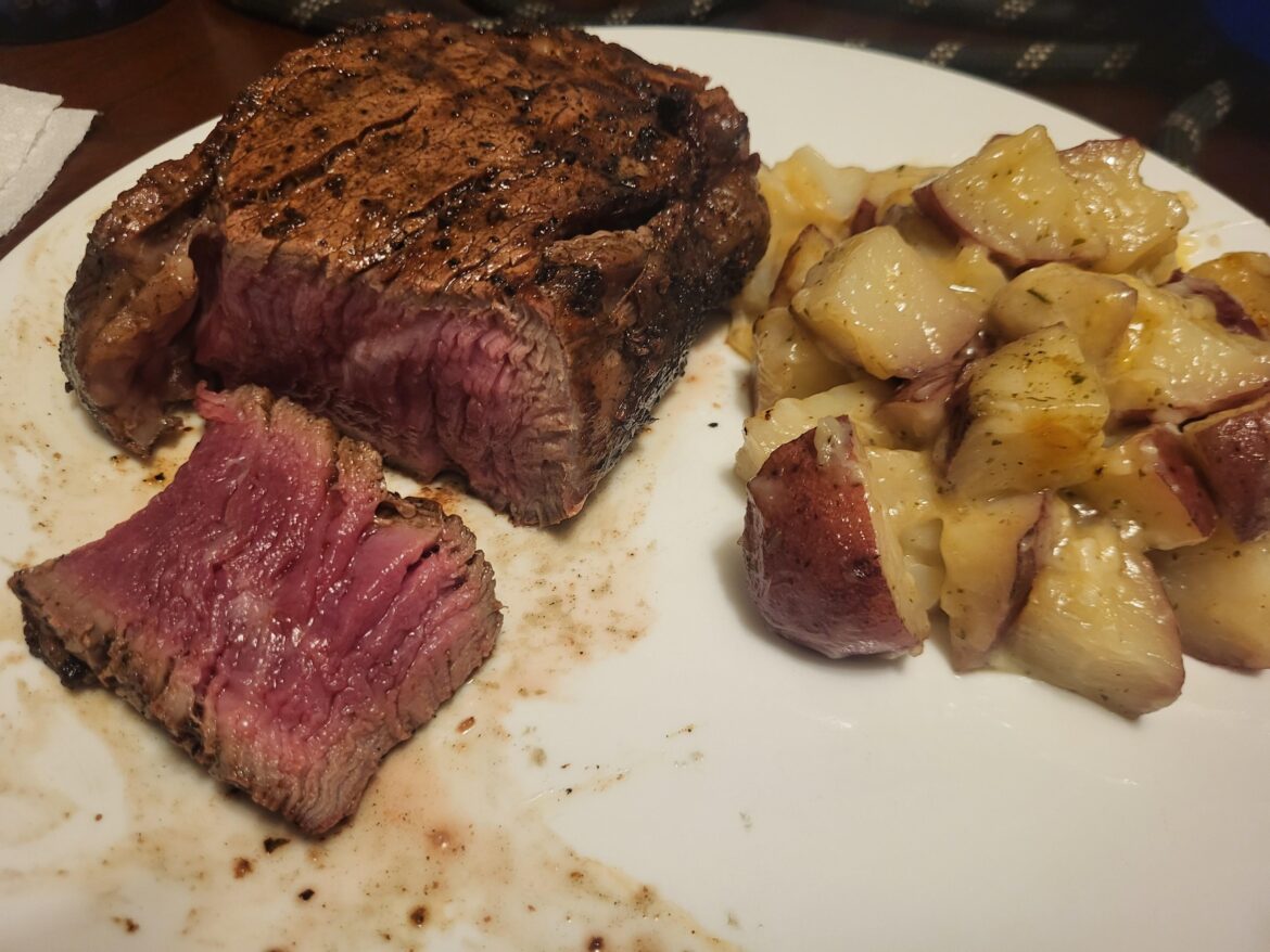 Quick fillet and cheesy ranch potatoes