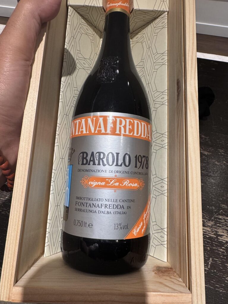Was gifted a Barolo from my birth year. Any thought/comments?