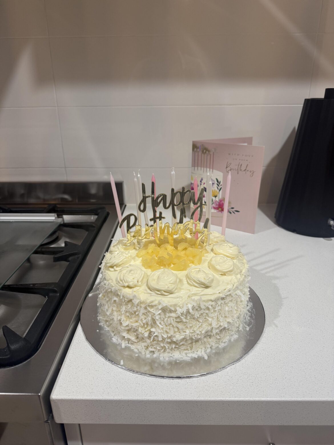 My mum turned 50 today and I made my second, from scratch, cake!!! My mum turned 50 today and I made my second, from scratch, cake!!!