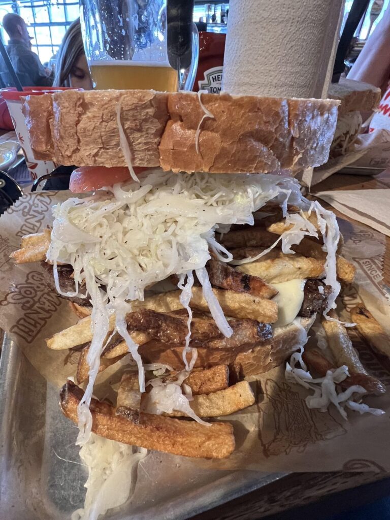The Primanti Brother’s sandwich. If you’re not familiar, a Pittsburgh classic.