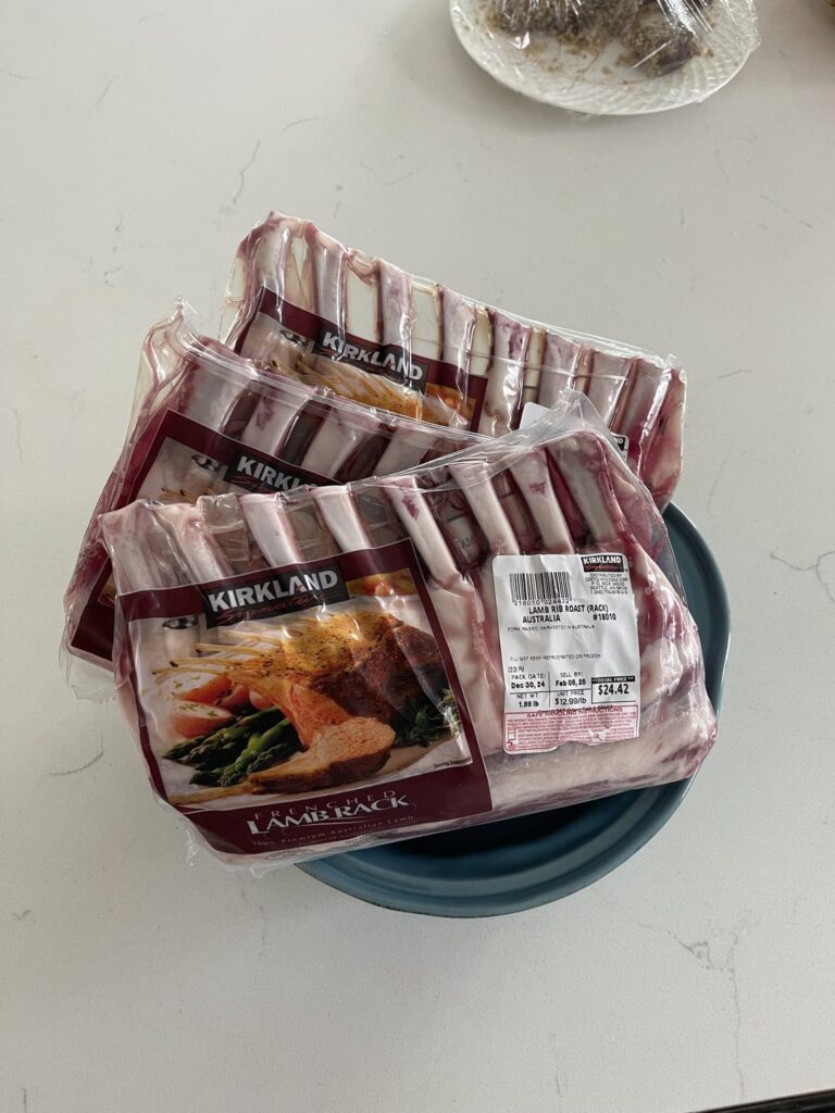 My first Lamb chop grill