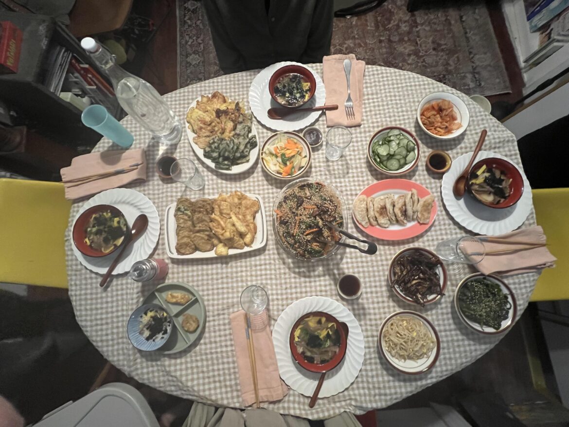 Yesterday’s Seollal dinner