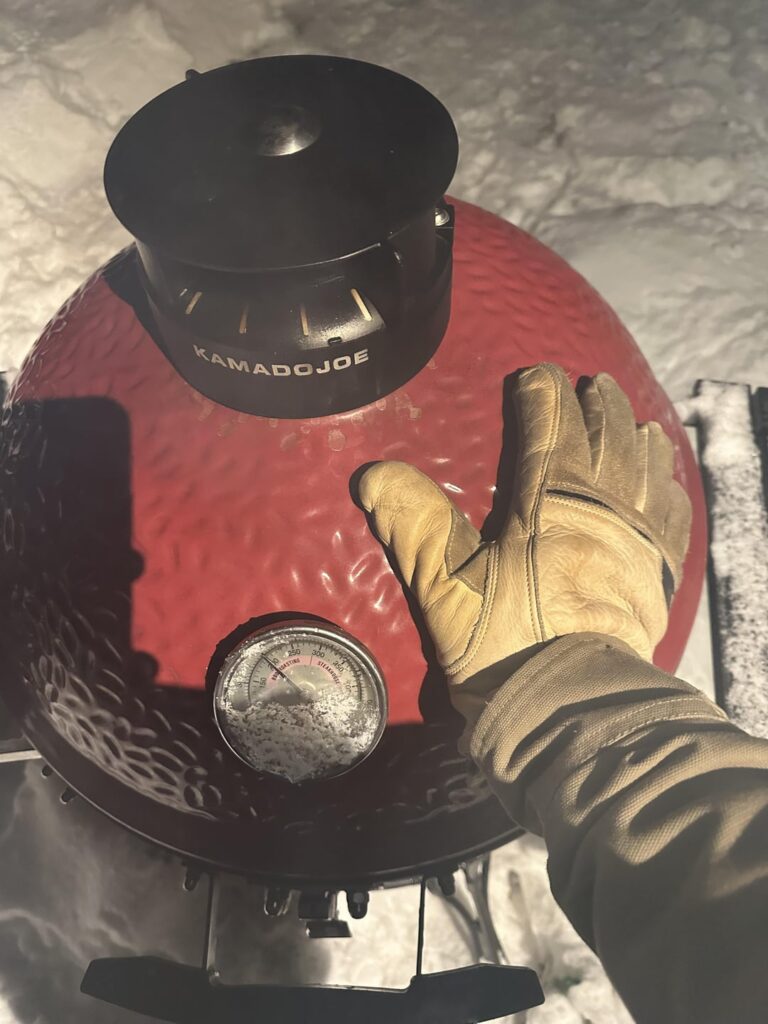 5 degrees out fellas. Let’s go.