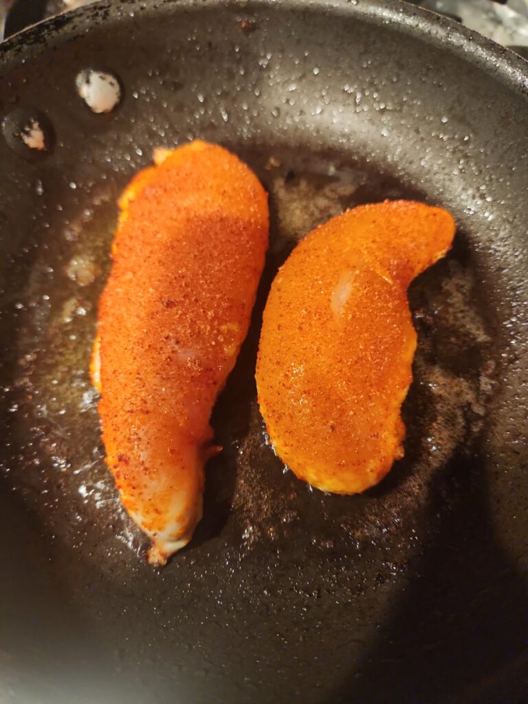 Round 2! Used chicken tenderloins instead of thigh this time and came out incredible! Put guac towards end of course lol