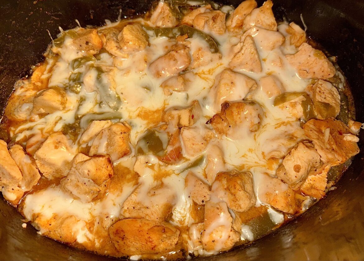 Cheesy Chicken Fajitas