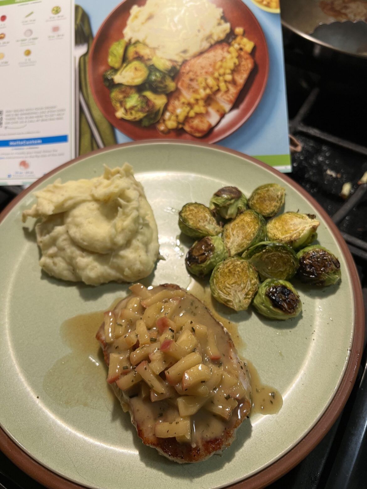 Pork Chops & Apple Rosemary Pan Sauce