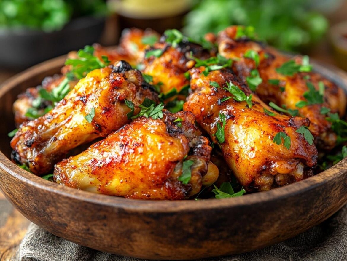 Crispy and Juicy Air Fried Chicken Wings