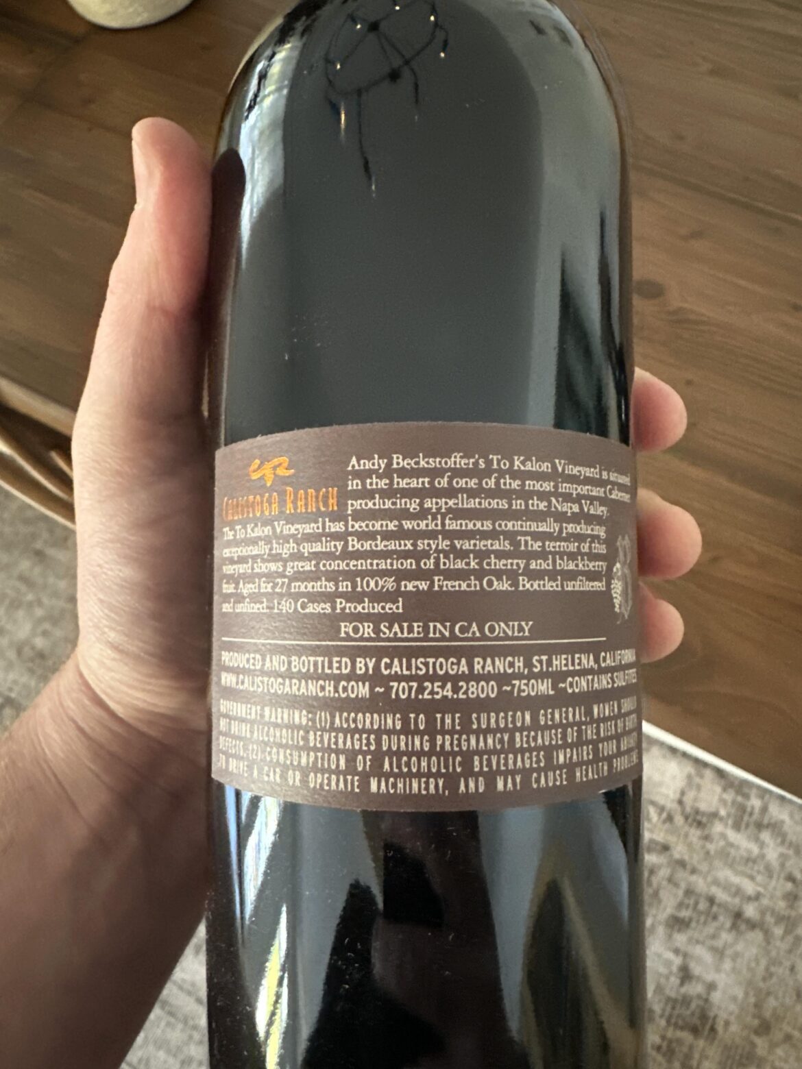 [Question] “For sale in CA only”