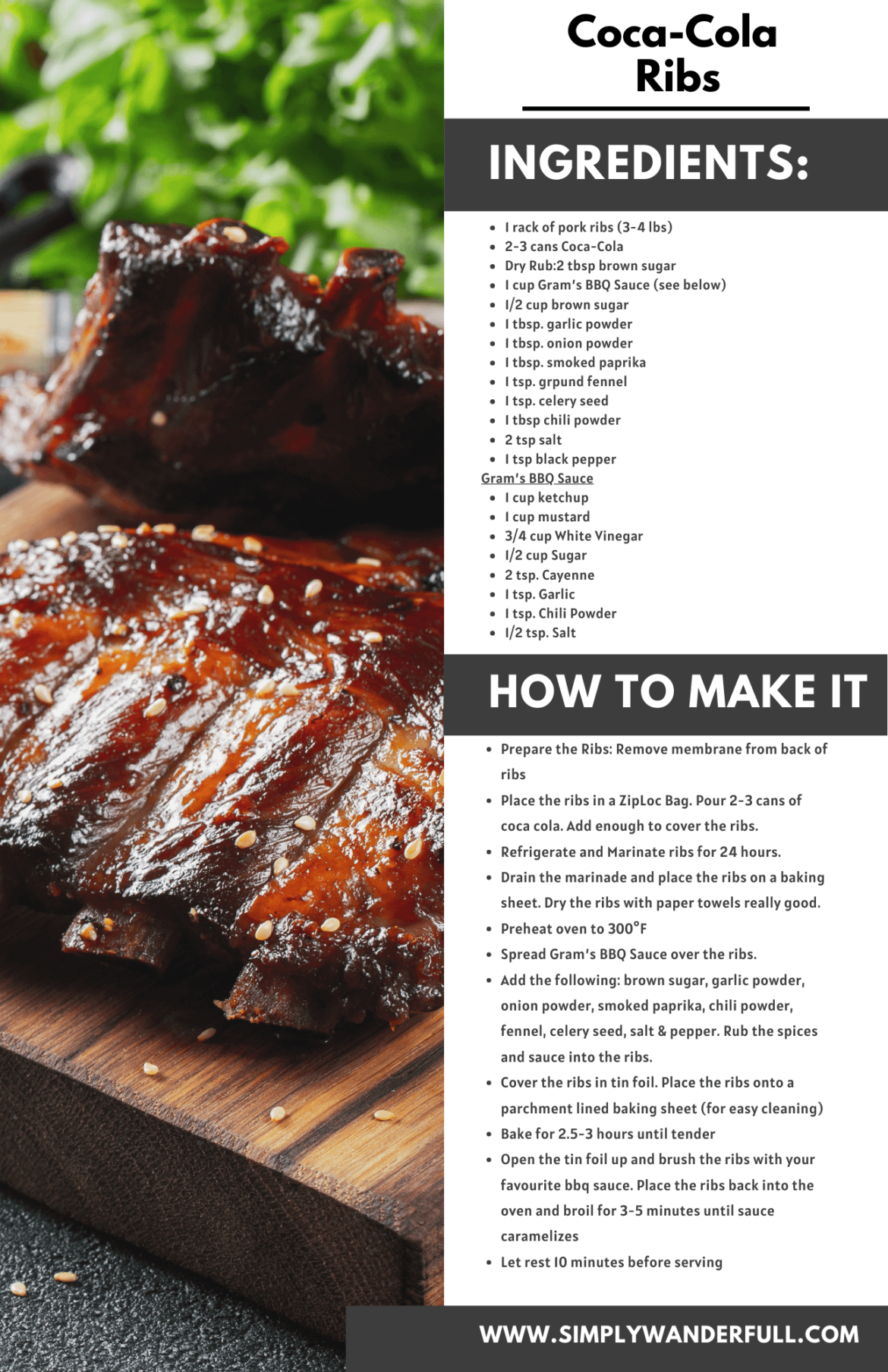 COCA-COLA RIBS SO GOOD, FALL-OFF-THE-BONE TENDER