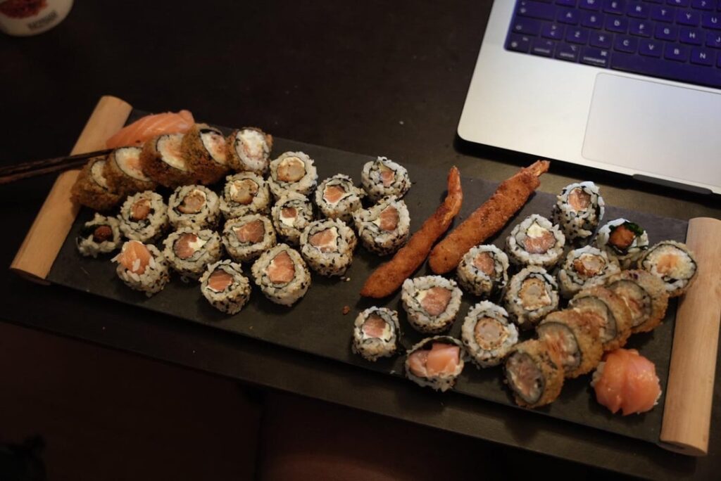 My sushi dinner, homemade!